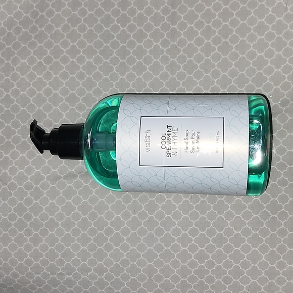Vitabath Fragrance Mist, Body Cream & Hand Soap Trio Cool Spearmint & Thyme NEW - Picture 9 of 10